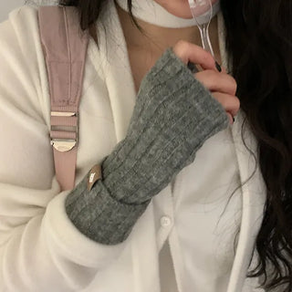 Arm warmers, knitted hand warmers, half-gloves