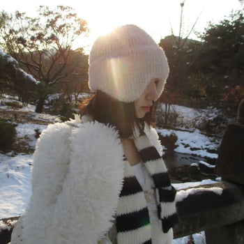 Fur Ear Beanie (5 colors)