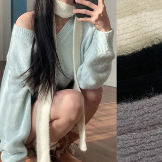 Cater Basic Long Knit Scarf