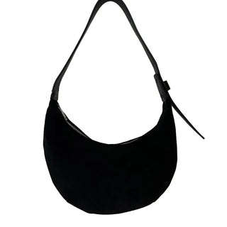 Suede hobo bag
