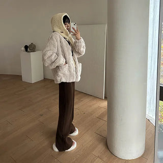 Love Mute Elastic Waist Pants