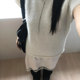 Wool Short Sleeve Knit