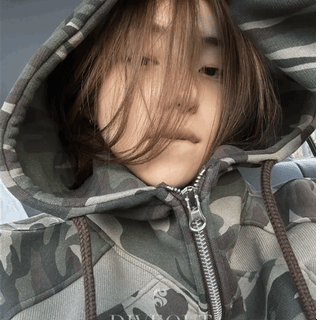 American flags cropped hooded zip-up