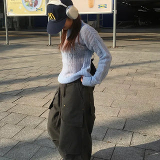Cotton Pocket Parachute Pants