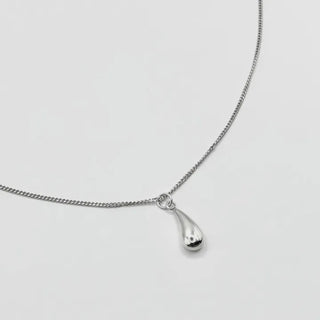 Silver 925 teardrop drop necklace