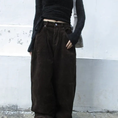 Corduroy Balloon Pants (4 colors)