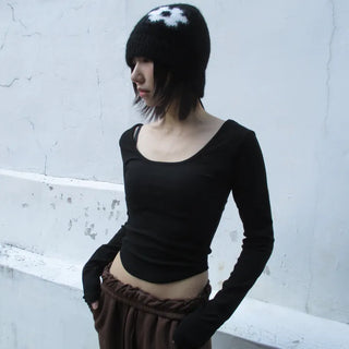 Big Flower Beanie (3 colors)