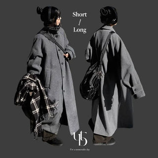 MADE🖤 Select Short & Long Length *New Colors*  Over Maxi Quartz Coat
