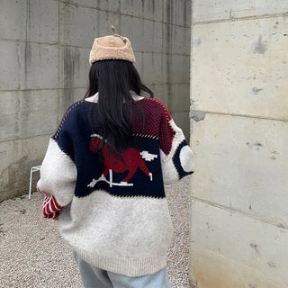 Vintage Handmade Knit Cardigan