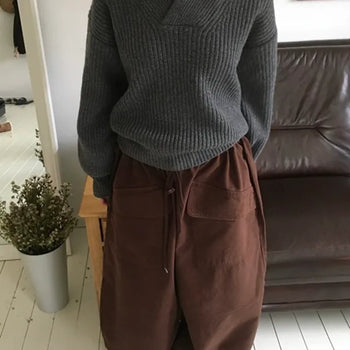 Basic Shawl Collar Knit