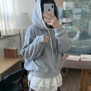 Lukin Layered Tiered Frill Hoodie