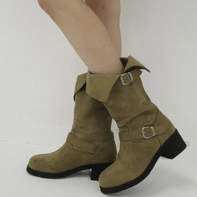 Round folding boots (3 colors)
