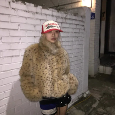 Leopard Fur Jacket