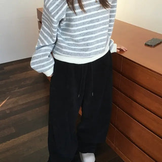 Cut-out String Sweatpants