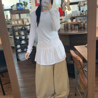 Hoan layered brushed dress