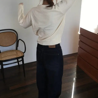 Jeans Velvet Wide Denim