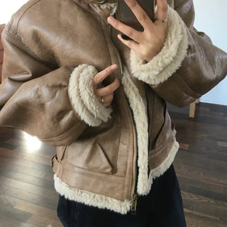 Sheepskin Cracked Mustang