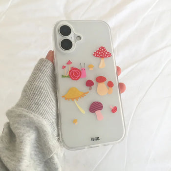 Mushroom Translucent iPhone Case