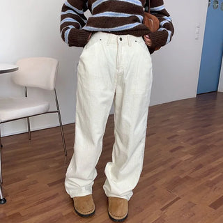 Do & T corduroy wide pants
