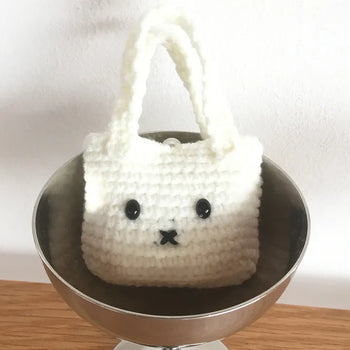 Rabbit knitted AirPods case