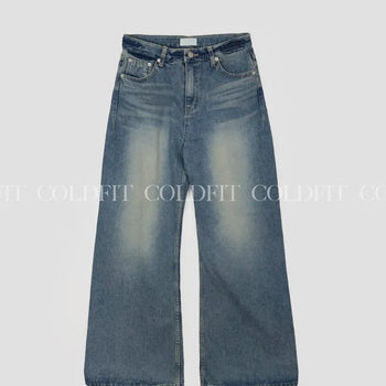 Vintage wide bootcut denim pants