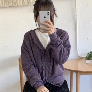 Lauren Frill Cardigan