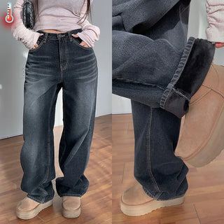 Iron High-Fit Wide Pants [Mink Lining]
