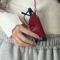 Blockin' leather glasses case