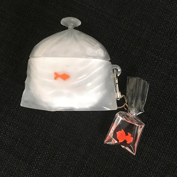 Swarm Fish Tank Goldfish Keyring Set AirPods Case