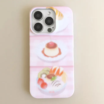 Annie Pudding Pink Hard iPhone Case
