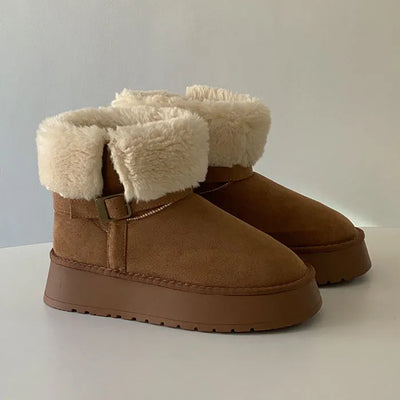 Elprint Belted Platform UGG Boots [4.5CM]