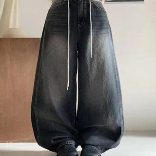 Teen string loose wide pants