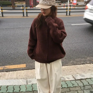 Angora Oversized Zip-Up