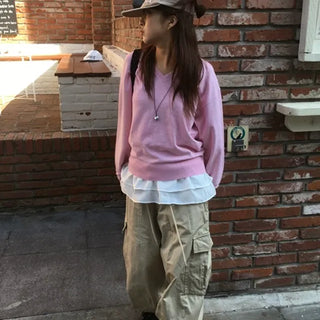 How String Big Cargo Pants