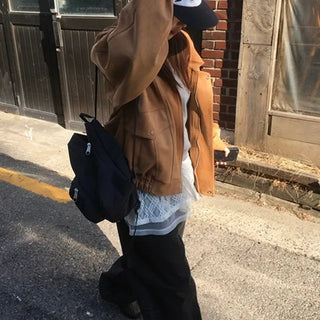 Regular Suede Collar Jacket