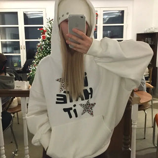 star leopard hoodie