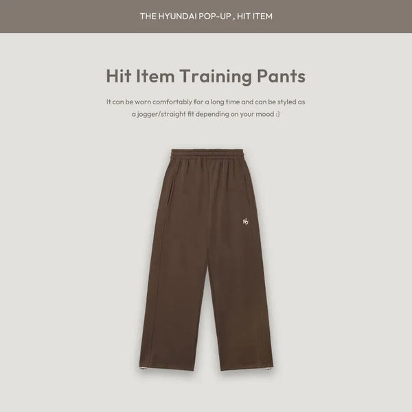 Hit Item Double-Fleece Two-Way Training Pants
