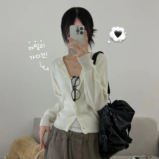 [Spring Version] Daily Round Loose Fit Knit Cardigan