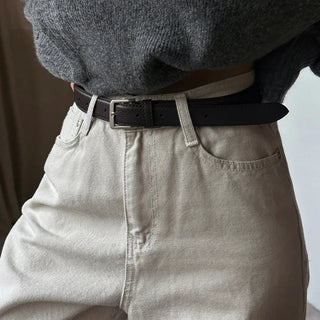 Kazel Cracked Leather Belt
