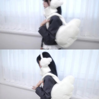 Angel hug wings earmuffs