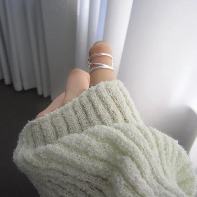 wave open ring