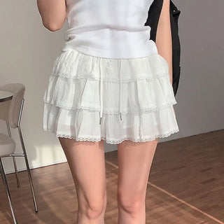 Elchas Banding Tiered Skirt