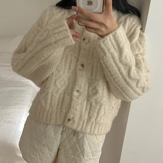 Gondry cable cardigan