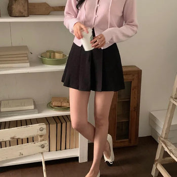 Senita Pintuck Pleated Mini Skirt