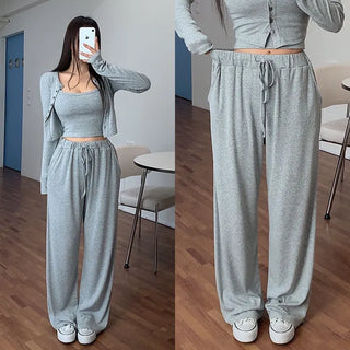 Mulken banding wide pants