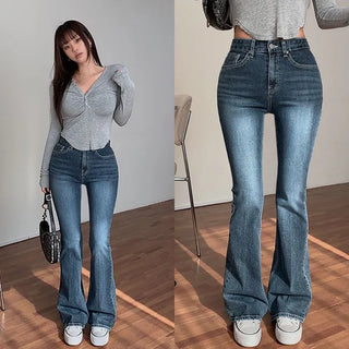 Burive mid-high bootcut pants