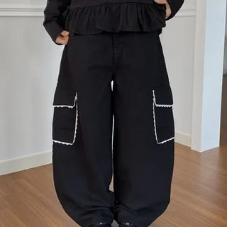 Canal Lace Cargo Pants / S - L / 3 Colors