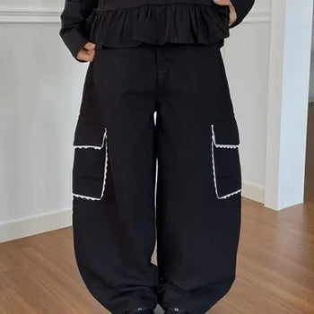 Canal Lace Cargo Pants / S - L / 3 Colors