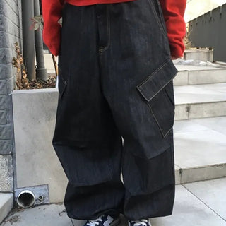 Degreen Raw Denim Cargo Pants