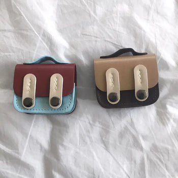 Mini school bag AirPods case
